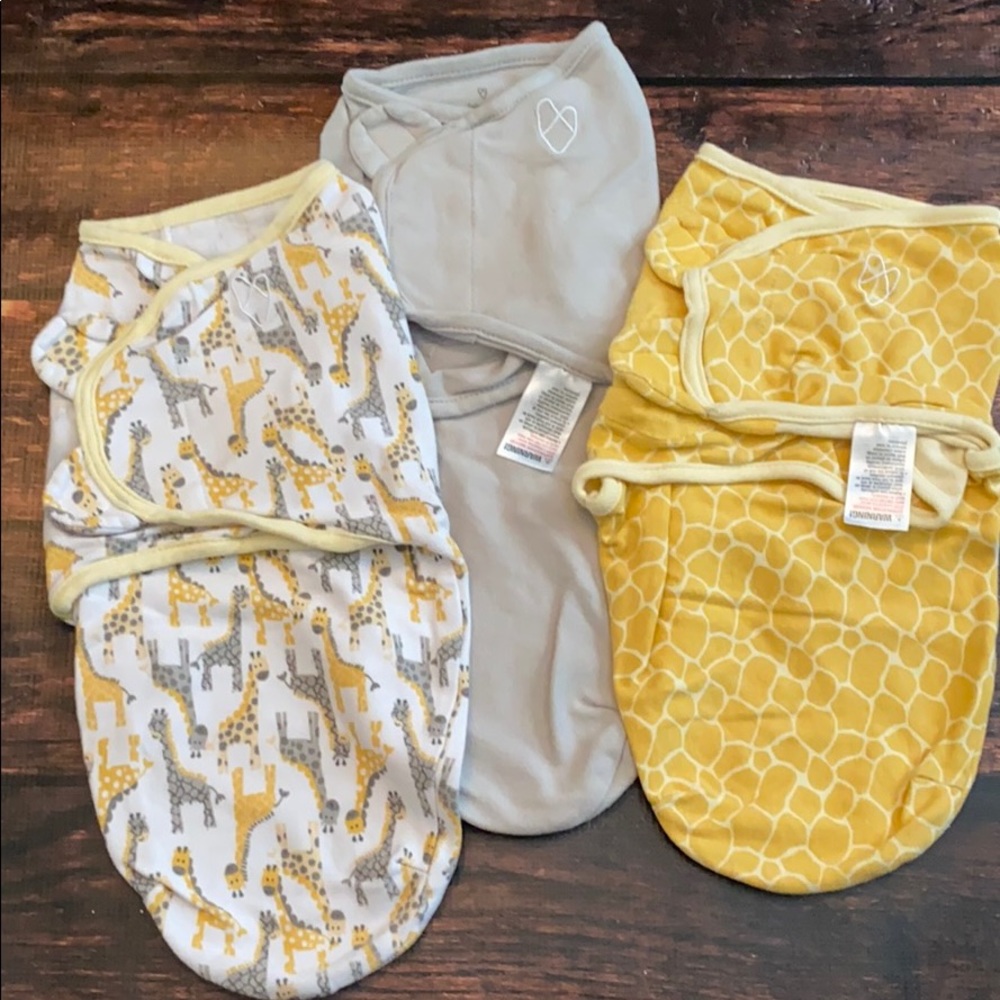 Swaddle Me set of 3 small/medium swaddles